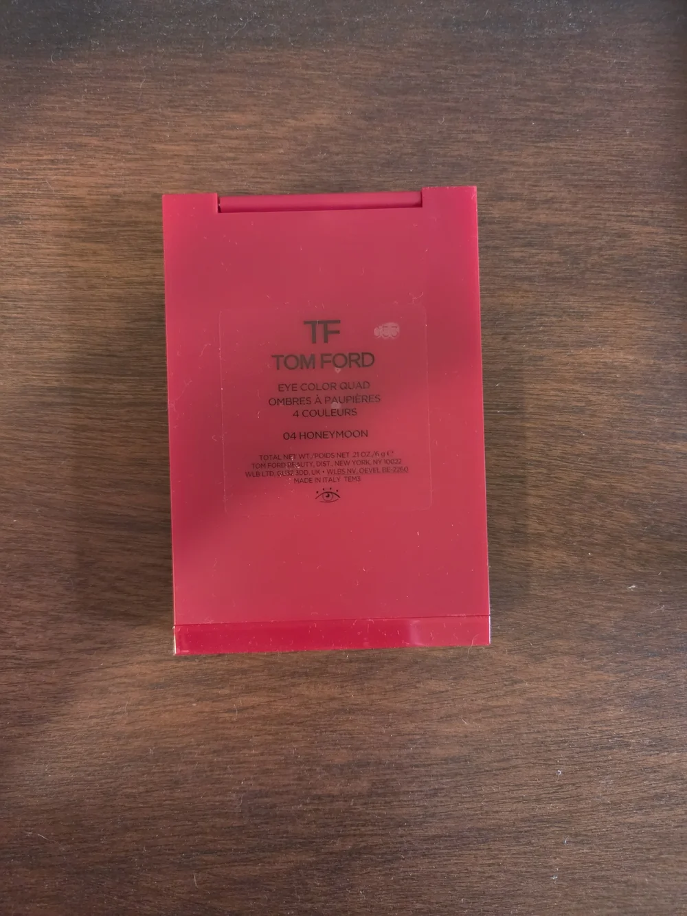 Tom Ford 4-Color Eyeshadow Palette — Champagne, Pink, Rose Brown, Taupe